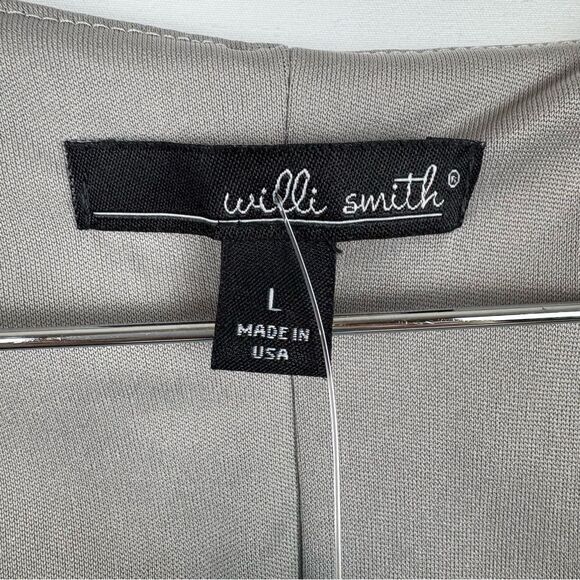 NWT Willie Smith Short Sleeve Slouchy Detailed Shirt - Picture 3 of 4